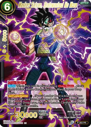 Saiyan enmascarado, no más lavado de cerebro (estampado dorado) (P-263) [Mythic Booster] 