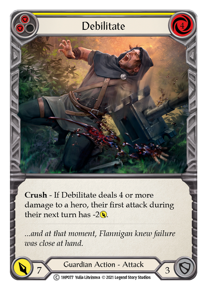 Debilitar (Amarillo) [1HP077] (Paquete de historia 1) 