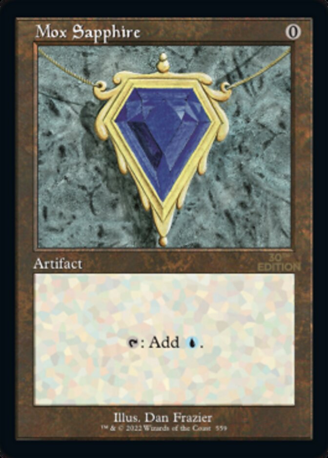Mox Sapphire (Retro) [Edición del 30 aniversario] 