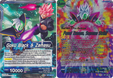 Goku Black y Zamasu // Zamasu fusionado, Golpe Supremo (BT7-026_PR) [Promociones de presentación de Assault of the Saiyans] 