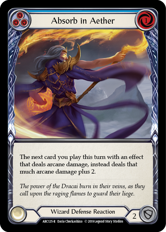 Absorber en éter (azul) [ARC125-R] (Arcane Rising) 1.ª edición Normal 
