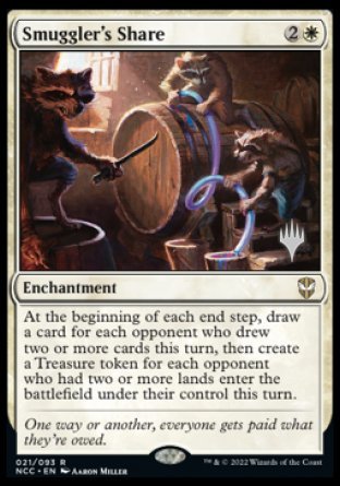Smuggler's Share (paquete promocional) [Streets of New Capenna Commander Promos] 