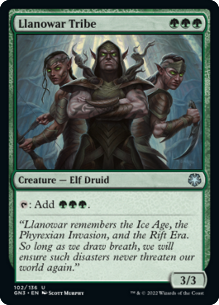 Tribu Llanowar [Noche de juegos: todos contra todos] 