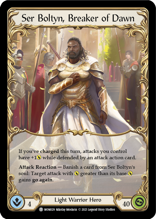 Ser Boltyn, Breaker of Dawn // Boltyn [MON029 // MON030] (Monarca) 1.ª edición Normal 