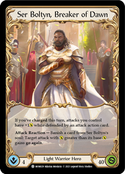 Ser Boltyn, Breaker of Dawn // Boltyn [MON029 // MON030] (Monarca) 1.ª edición Normal 
