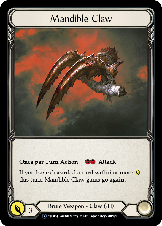 Garra Mandíbula [U-CRU004] (Crucible of War Unlimited) Ilimitado Normal 