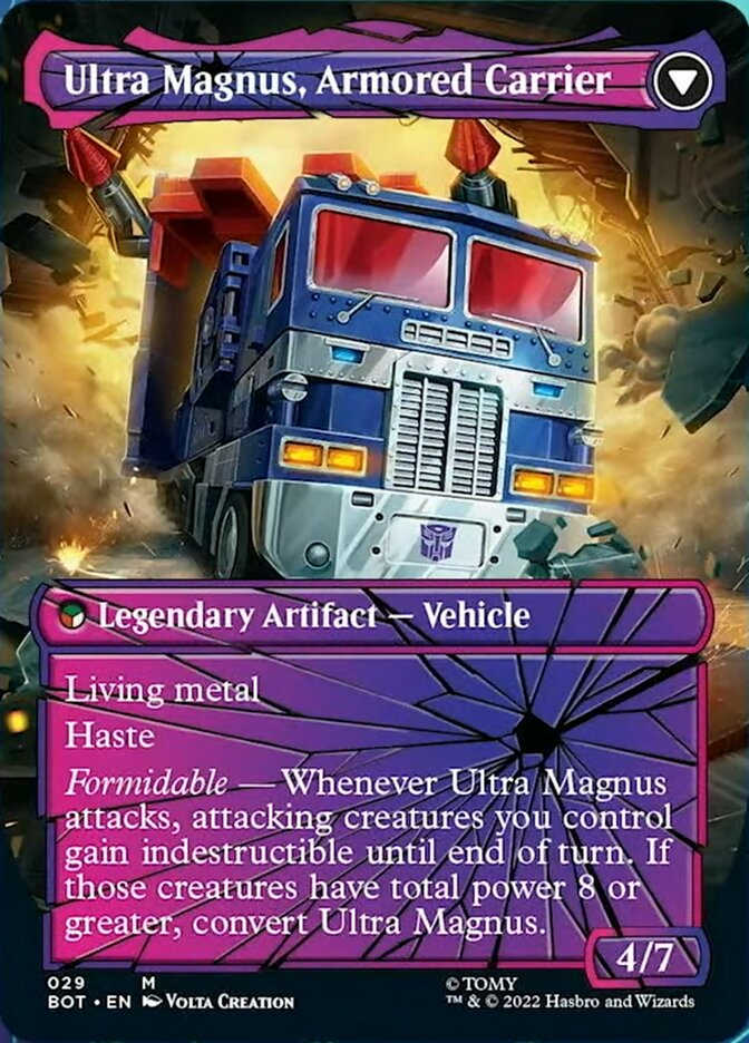 Ultra Magnus, táctico // Ultra Magnus, portador blindado (vidrio roto) [Transformers] 