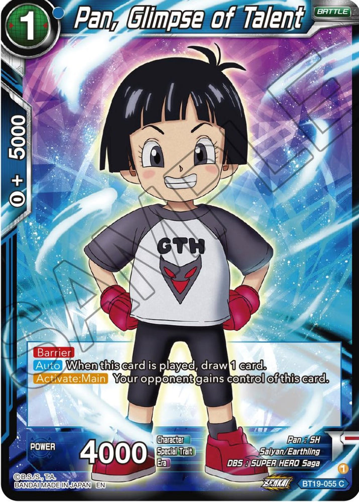 Pan, vislumbre de talento (BT19-055) [La ambición del luchador] 