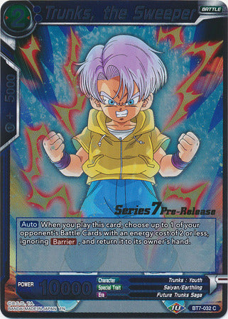 Trunks, el barrendero (BT7-032_PR) [Promociones de presentación de Assault of the Saiyans] 