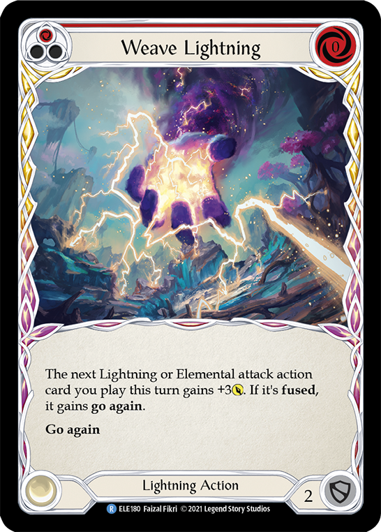 Weave Lightning (Rojo) [ELE180] (Tales of Aria) 1.a edición Normal 