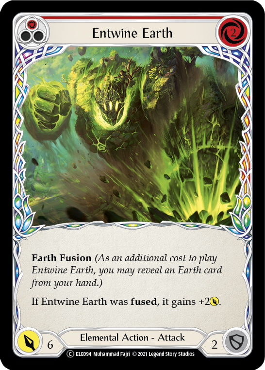Entwine Earth (Rojo) [U-ELE094] (Tales of Aria Unlimited) Lámina arcoíris ilimitada 