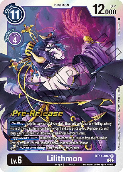 Lilithmon [BT11-087] [Promociones de prelanzamiento de la fase dimensional] 