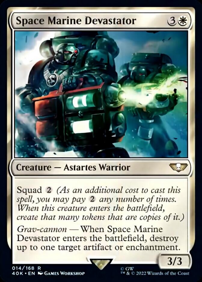Devastator de los Marines Espaciales (Surge Foil) [Warhammer 40,000] 