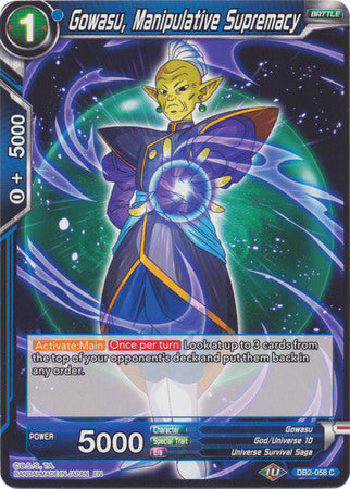 Gowasu, Supremacía manipuladora (DB2-058) [Divine Multiverse] 