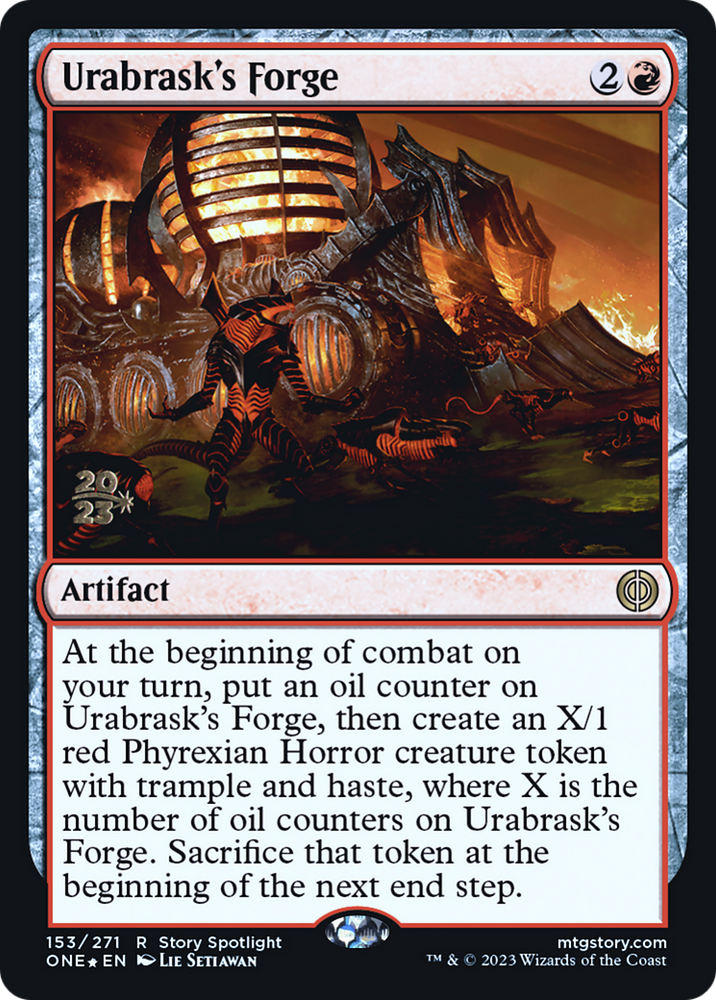 Forja de Urabrask [Phyrexia: Promociones de presentación de All Will Be One] 