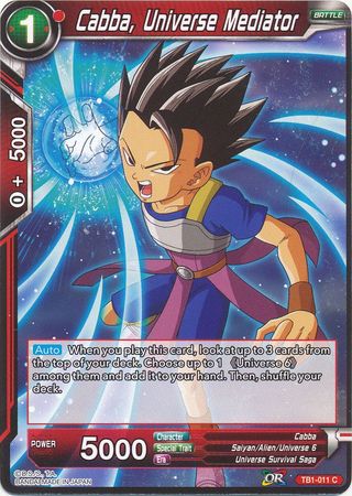Cabba, Mediadora del Universo (TB1-011) [El Torneo del Poder] 