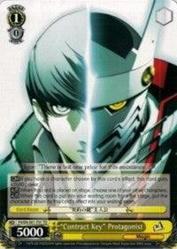 "Contract Key" Protagonist (P4/EN-S01-T01 TD) [Persona 4 ver.E] - Blue Jay's Cauldron