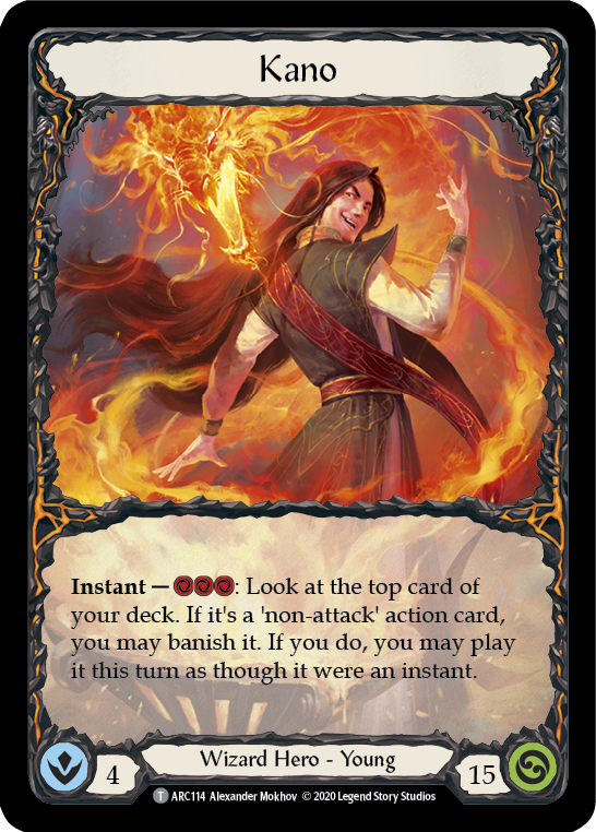 Kano // Nebula Blade [U-ARC114 // U-ARC077] (Arcane Rising Unlimited) Ilimitado Normal 