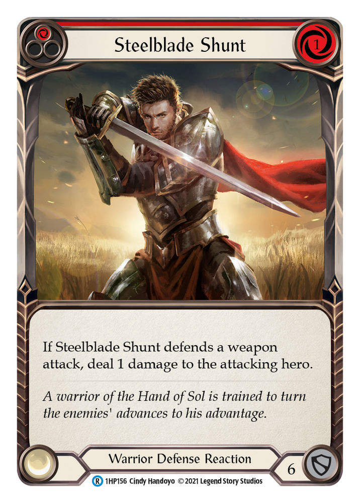 Steelblade Shunt (rojo) [1HP156] (Paquete histórico 1) 
