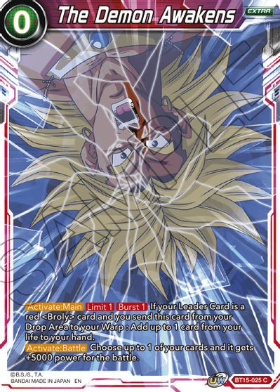 El demonio despierta (BT15-025) [Enfrentamiento Saiyan] 