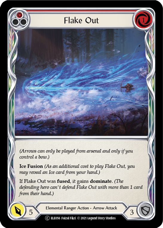 Flake Out (Rojo) [U-ELE056] (Tales of Aria Unlimited) Ilimitado Normal 