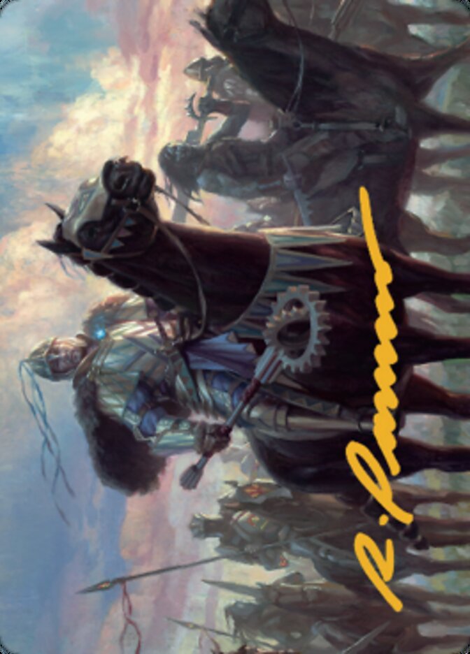 Shanid, Tarjeta artística de la Plaga de los Durmientes (Firma estampada en oro) [Serie de arte Dominaria United] 