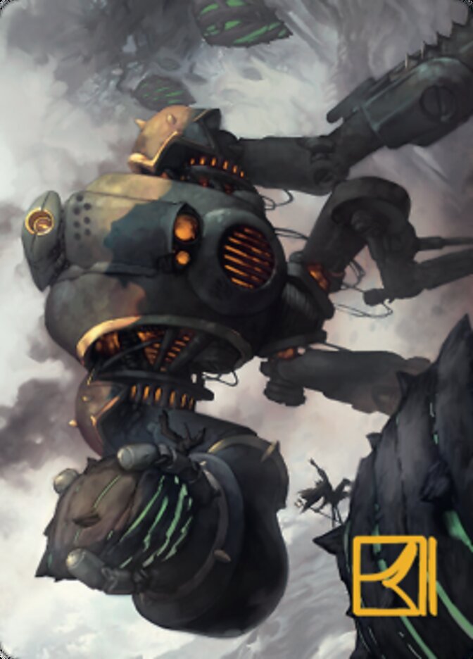 Tarjeta de arte Rust Goliath (firma estampada en oro) [Serie de arte de guerra de los hermanos] 