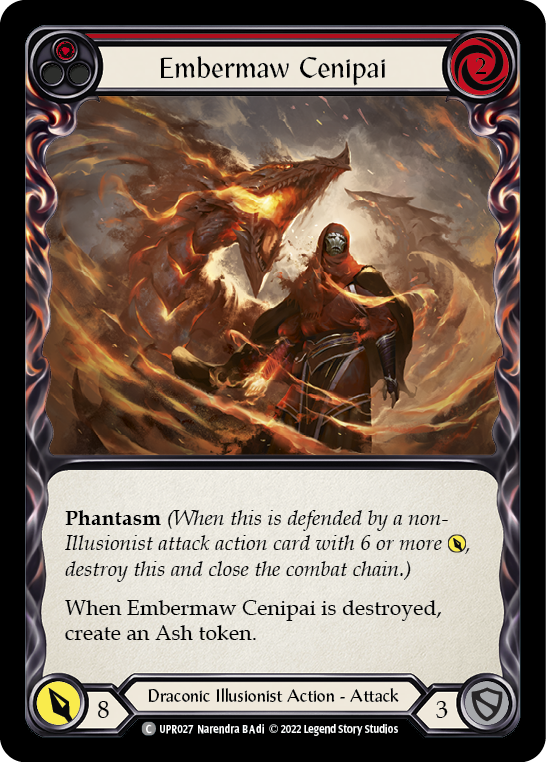 Embermaw Cenipai (Rojo) [UPR027] (Levantamiento) Lámina arcoíris 