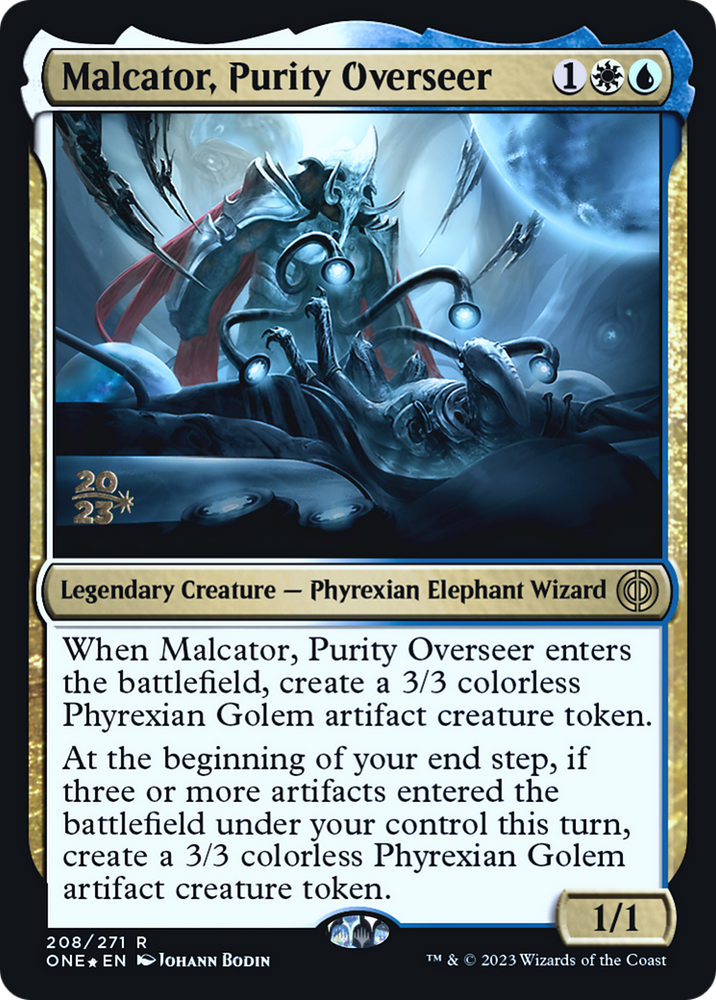 Malcator, supervisor de pureza [Phyrexia: Promociones de presentación de All Will Be One] 