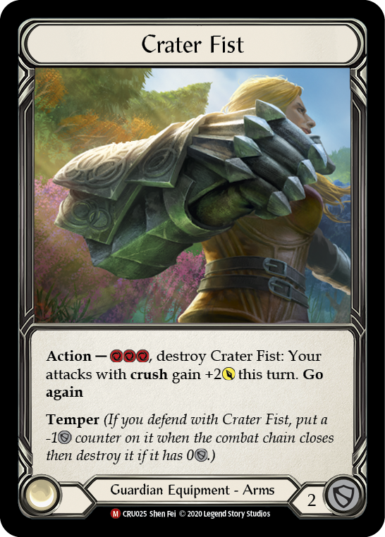 Crater Fist [CRU025] (Crucible of War) 1.ª edición Cold Foil 
