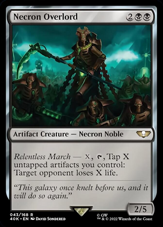 Señor Supremo Necrón [Warhammer 40,000] 