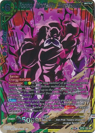 Toppo, Mortalidad superada (BT9-120) [Universal Onslaught] 