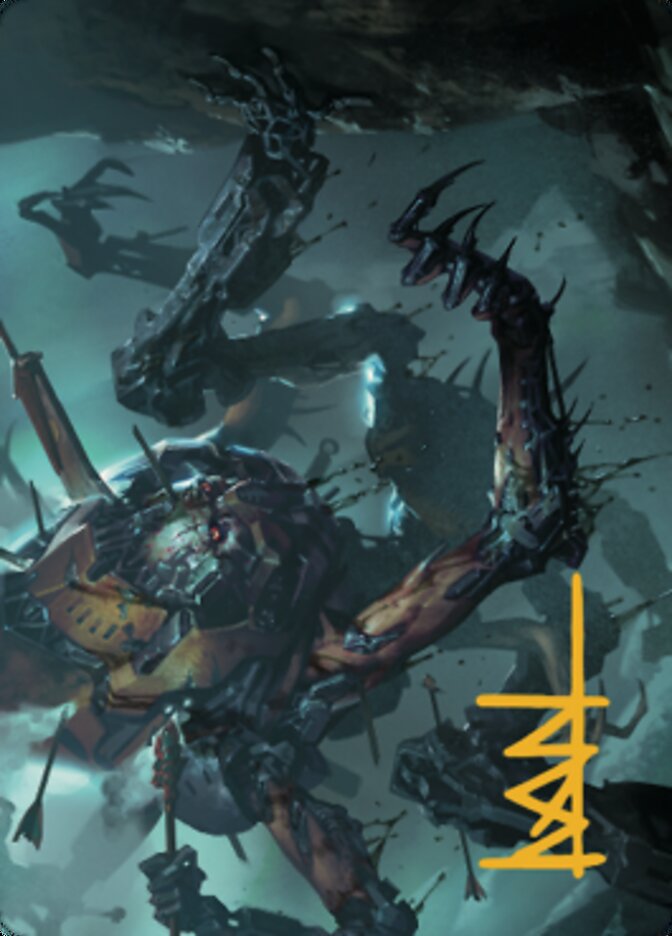 Tarjeta de arte Scrapwork Rager (firma estampada en oro) [Serie de arte de guerra de los hermanos] 