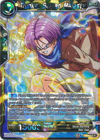 Trunks, Majestad Saiyan (BT8-075) [Maquinaciones maliciosas] 