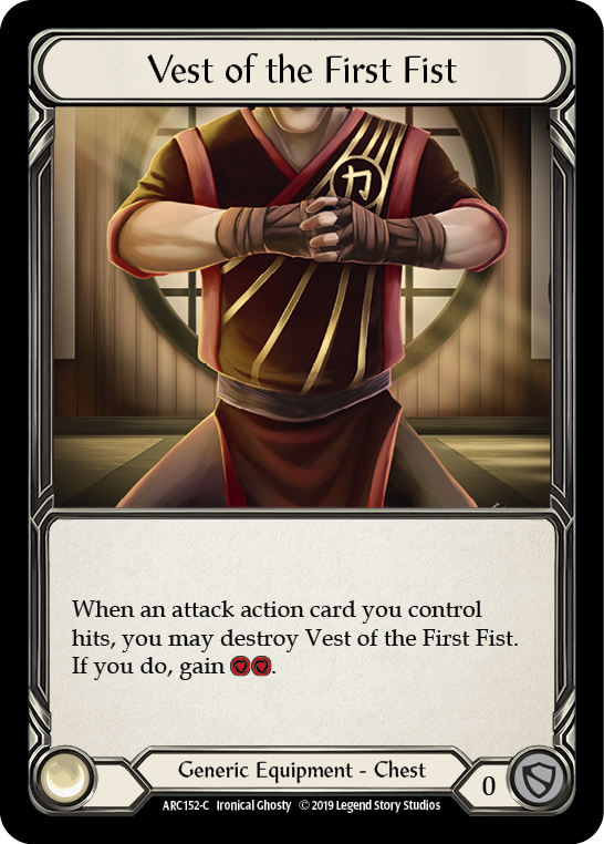 Chaleco del primer puño [ARC152-C] (Arcane Rising) 1.ª edición Cold Foil 