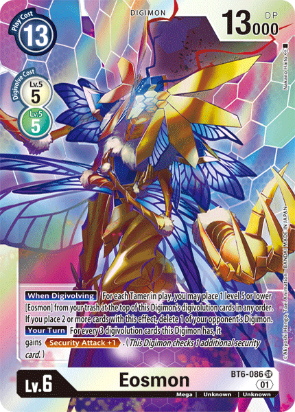 Eosmon [BT6-086] [Doble Diamante] 