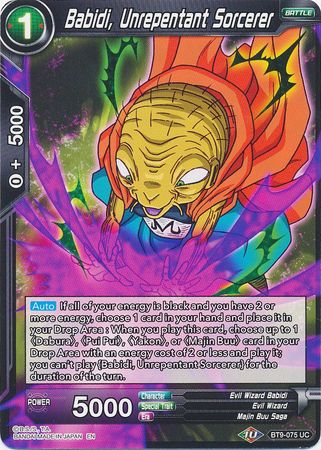 Babidi, hechicero impenitente (BT9-075) [Universal Onslaught] 