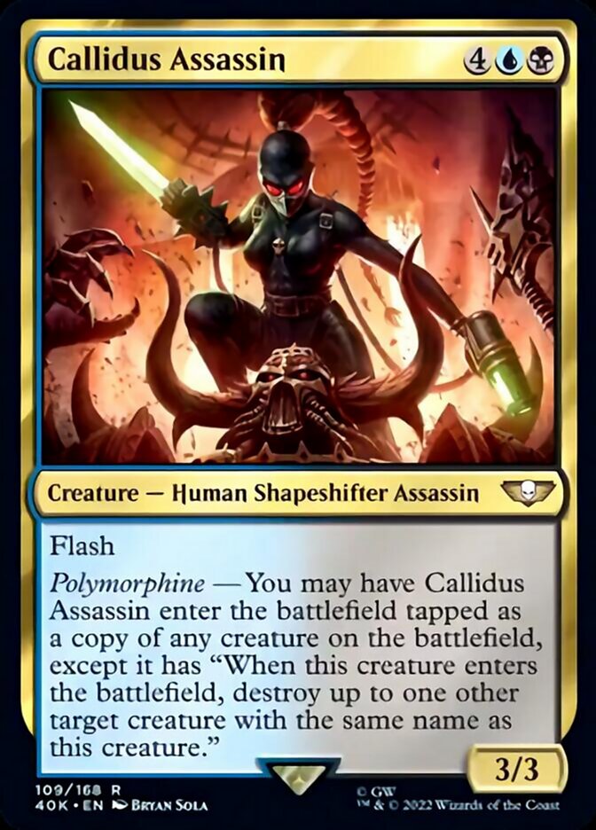 Callidus Assassin (lámina de sobretensión) [Warhammer 40,000] 