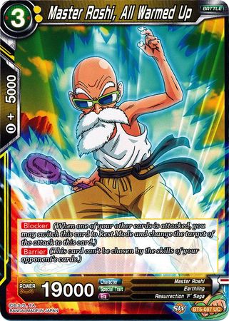 Maestro Roshi, todo calentado (BT5-087) [Renacimiento milagroso] 