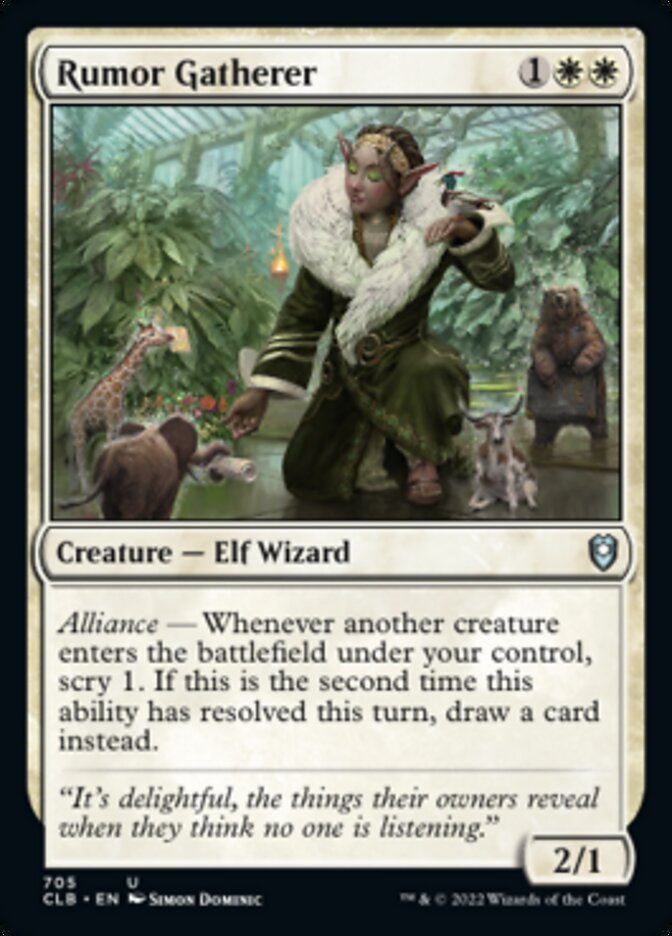 Recolector de rumores [Commander Legends: Batalla por Baldur's Gate] 