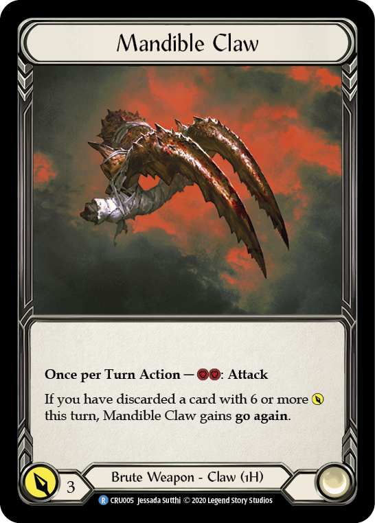 Mandible Claw [CRU005] (Crucible of War) 1.ª edición Cold Foil 
