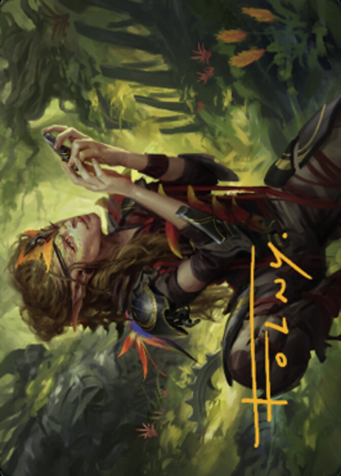 Tarjeta de arte Meria, erudita de la antigüedad (firma estampada en oro) [Serie Dominaria United Art] 