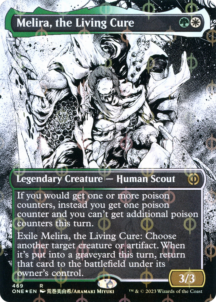 Melira, the Living Cure (Hoja sin límites Manga Step-and-Compleat) [Phyrexia: All Will Be One] 