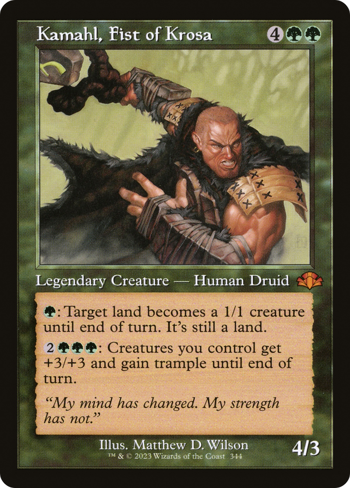 Kamahl, Puño de Krosa (Retro) [Dominaria Remastered] 