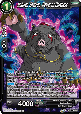 Naturon Shenron, Poder de la Oscuridad (BT14-138) [Espíritus cruzados] 
