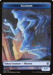 Ilusión (006) // Pista (016) Ficha de doble cara [Fichas Challenger Decks 2022] 