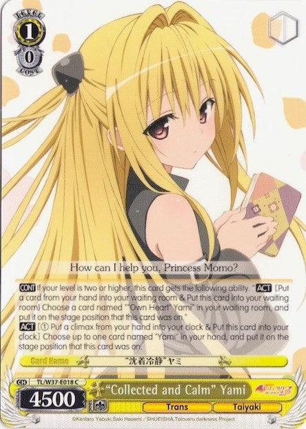 "Collected and Calm" Yami (TL/W37-E018 C) [To Loveru Darkness 2nd] - Blue Jay's Cauldron