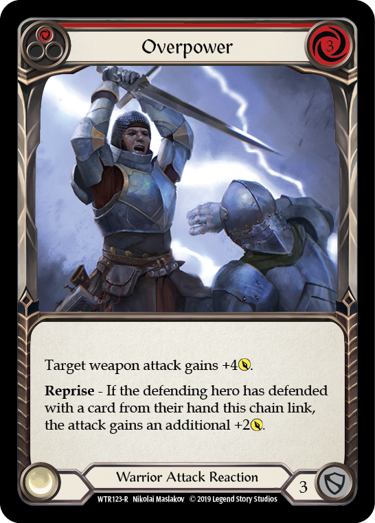 Overpower (Rojo) [WTR123-R] (Bienvenido a Rathe) Alpha Print Normal 