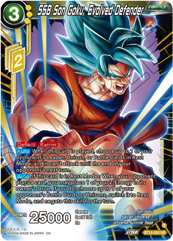 SSB Son Goku, Defensor Evolucionado (BT18-093) [Dawn of the Z-Legends] 
