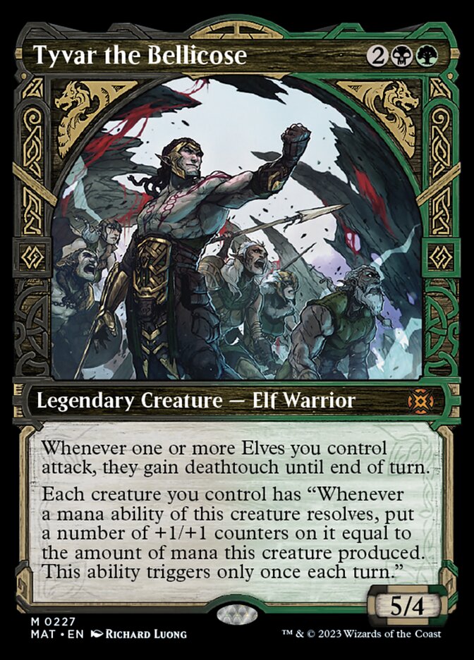 Tyvar el Belicose (Showcase Halo Foil) [La marcha de la máquina: The Aftermath] 